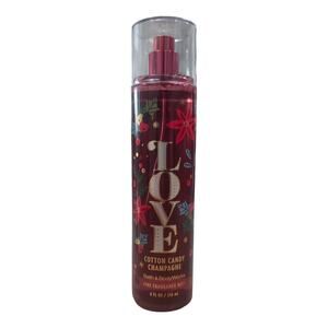 Bath and Body Works LOVE Cotton Candy Champagne Body Fragrance Mist 8 oz